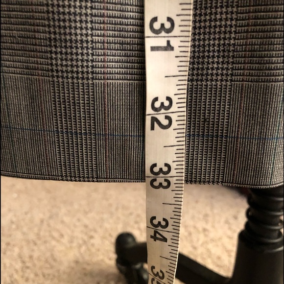 WOOLF BROTHERS Ladies Gray Glen Plaid Worsted Wool Suit with Skirt - Size 6 - Picture 14 of 14
